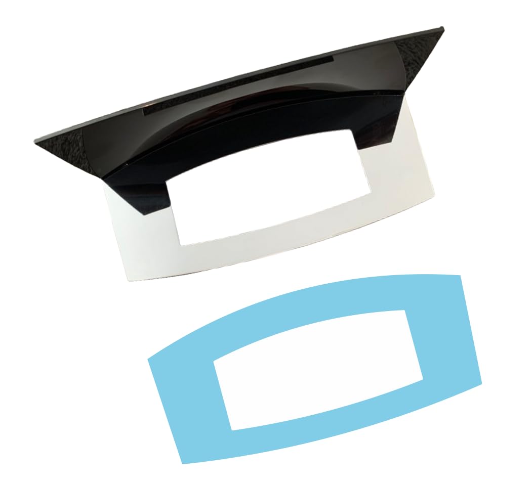 3 x Schutzfolie/Kratzschutz passend für Jura C3 - C8 - C9 Piano Black - 15599/15603/15753 - Tassenab
