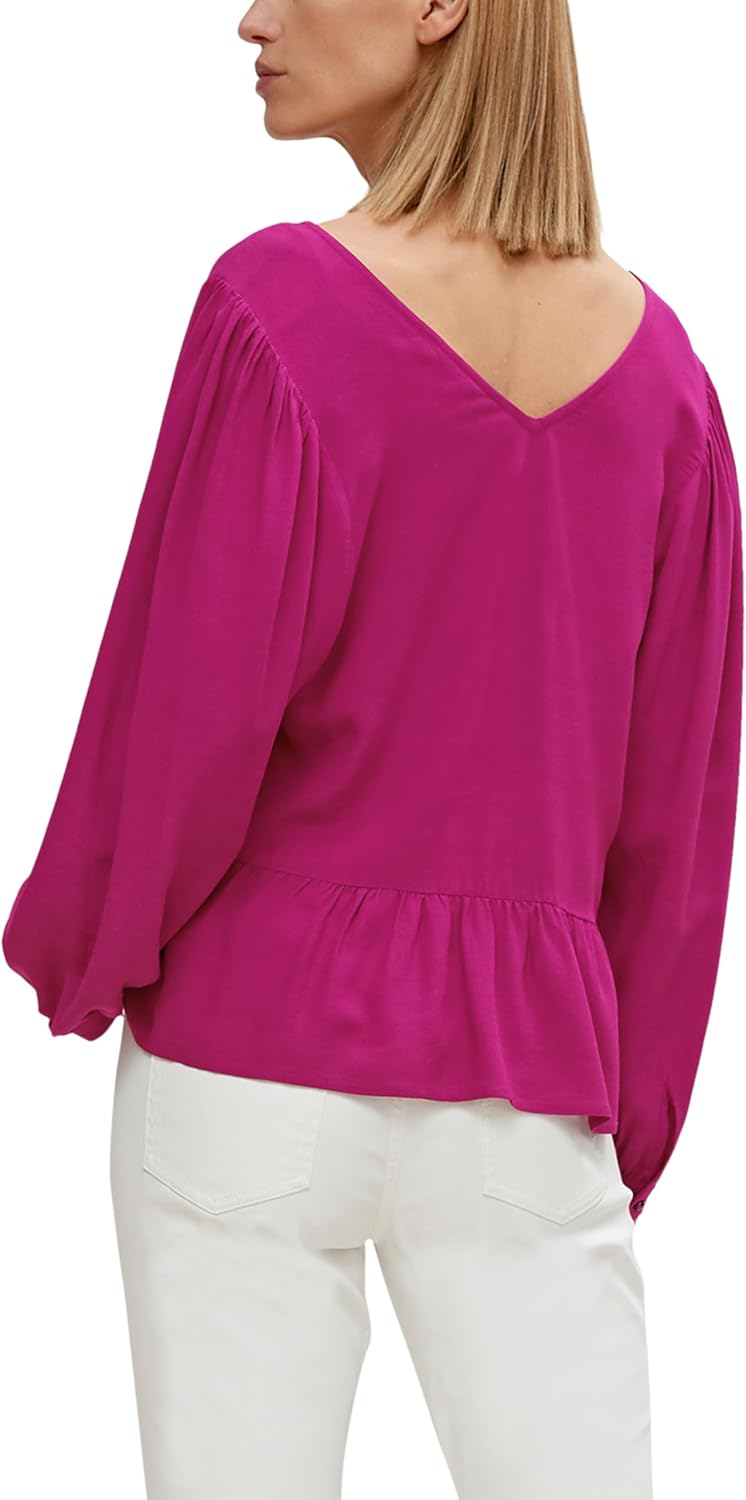 comma Damen Bluse 46 Grosse Grössen 4487_pink, 46 Grosse Grössen 4487_pink