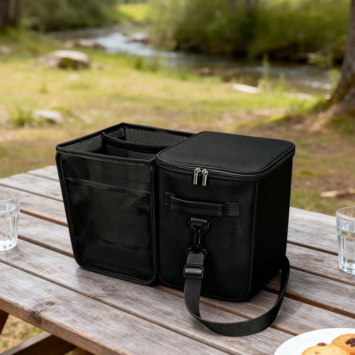 Kühltasche Isoliertasche Schwarz für Bogg Bag Strandtasche, Thermotasche Nass Trockentrennung Pickni