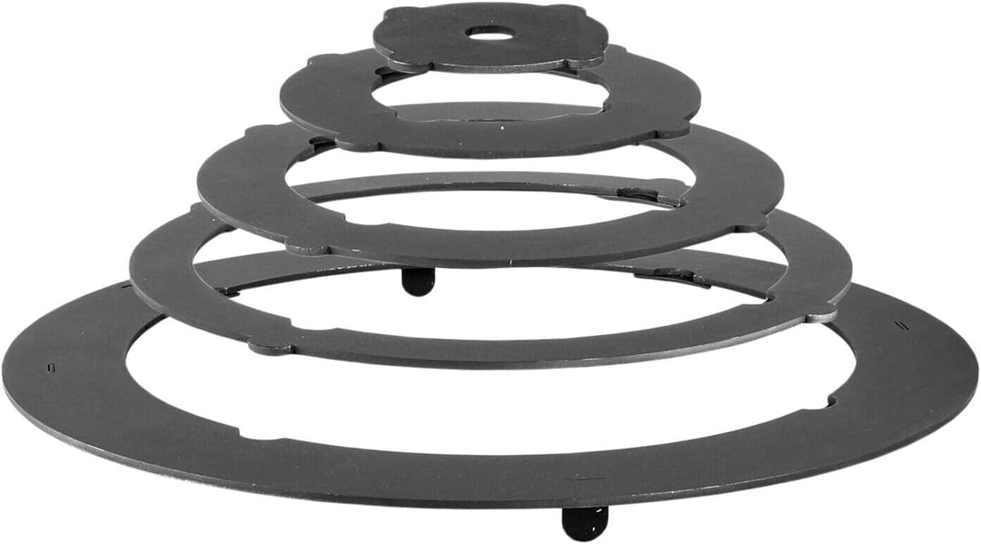 4BIG.fun Adapter - Ringe für Eintopfofen 43,5-47 cm Utschak Herdplatte für Feuerkessel Anpassungspla