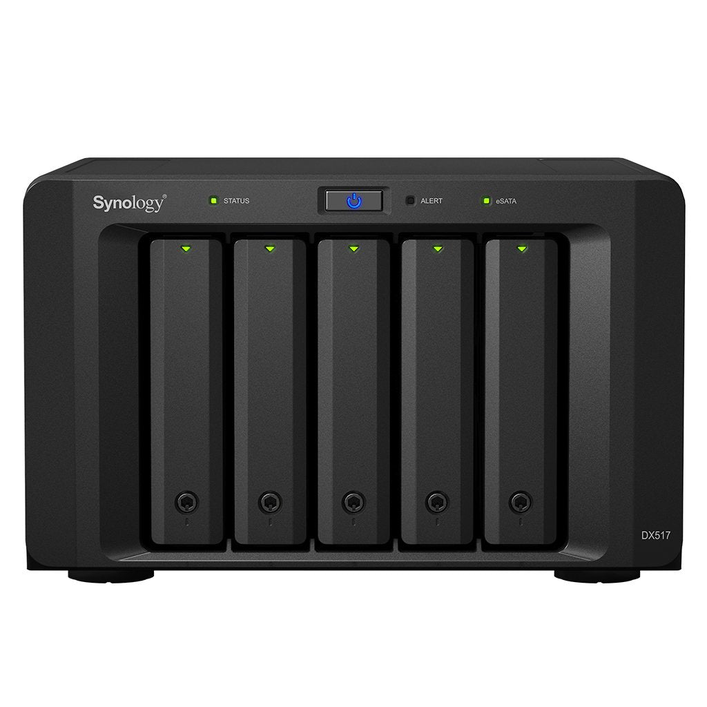 Synology DX517 10TB (5 x 2TB WD RED) 5 Bay Desktop-NAS-Erweiterungseinheit 10TB WD RED Single, 10TB
