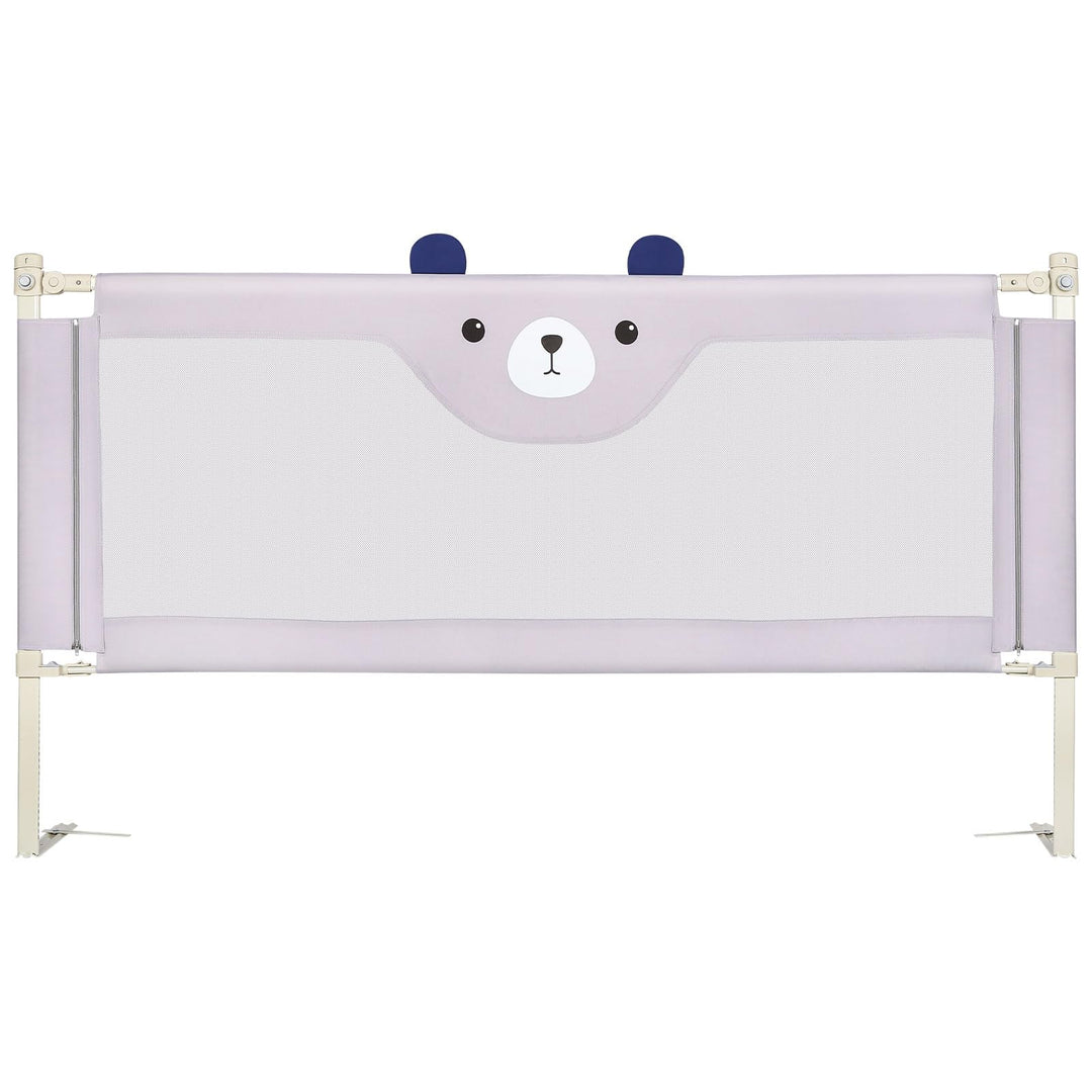 Supfine Bettgitter für Kinder, Bettgitter für Kinder, 150 cm, Bettschutzgitter, höhenverstellbar (70