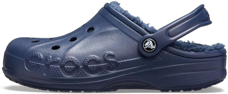 Crocs Unisex Baya Lined Clog 36/37 EU Navy, 36/37 EU Navy