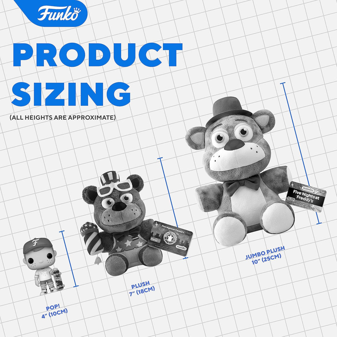 Funko Plush: Five Nights at Freddy's (FNAF) Security - 7" Glamrock Freddy Fazbear - Freddy Fazbear -