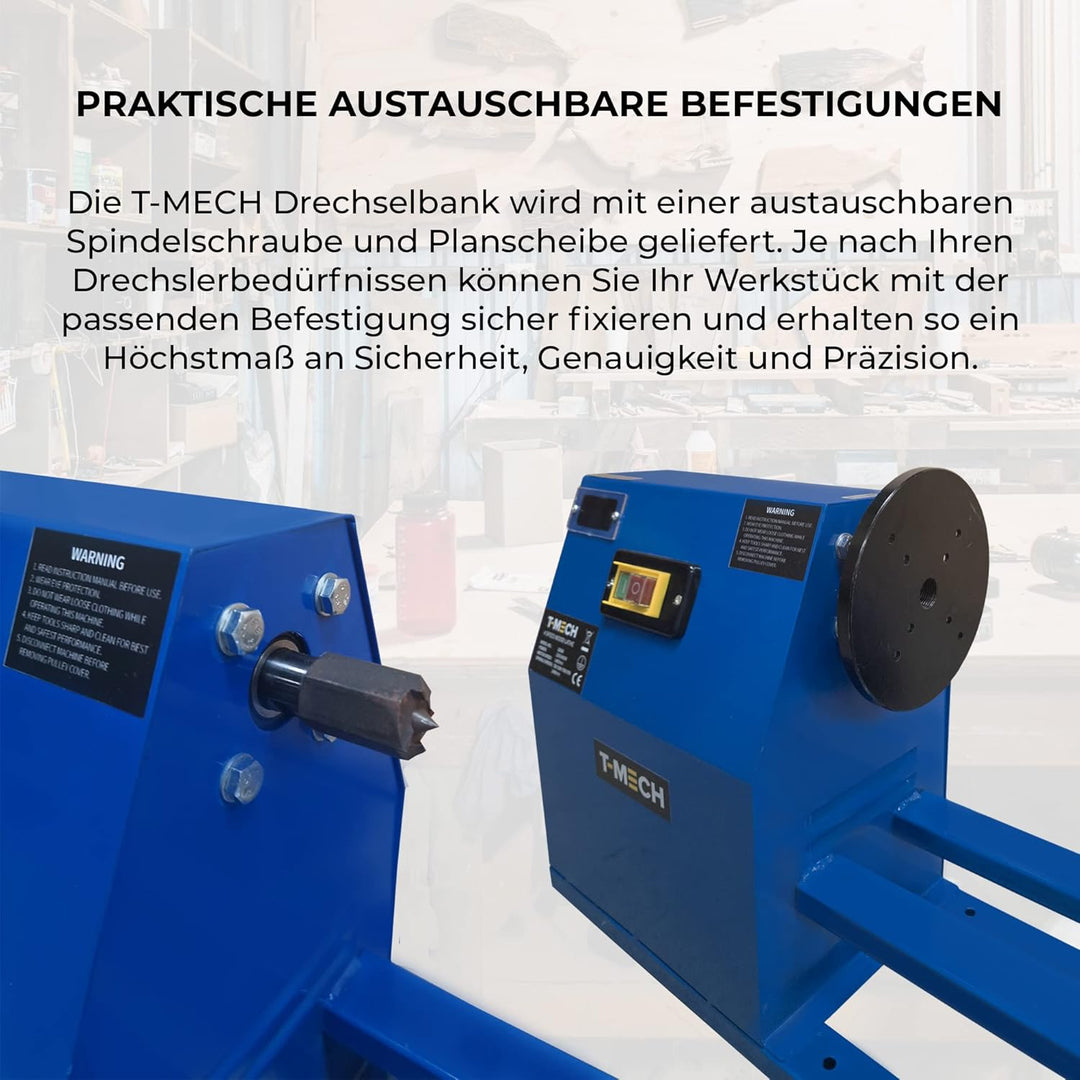 Drehbank Drechselmaschine Drechselbank Kopierdrechselbank 400W Elektromotor Drechseldurchmesser Werk