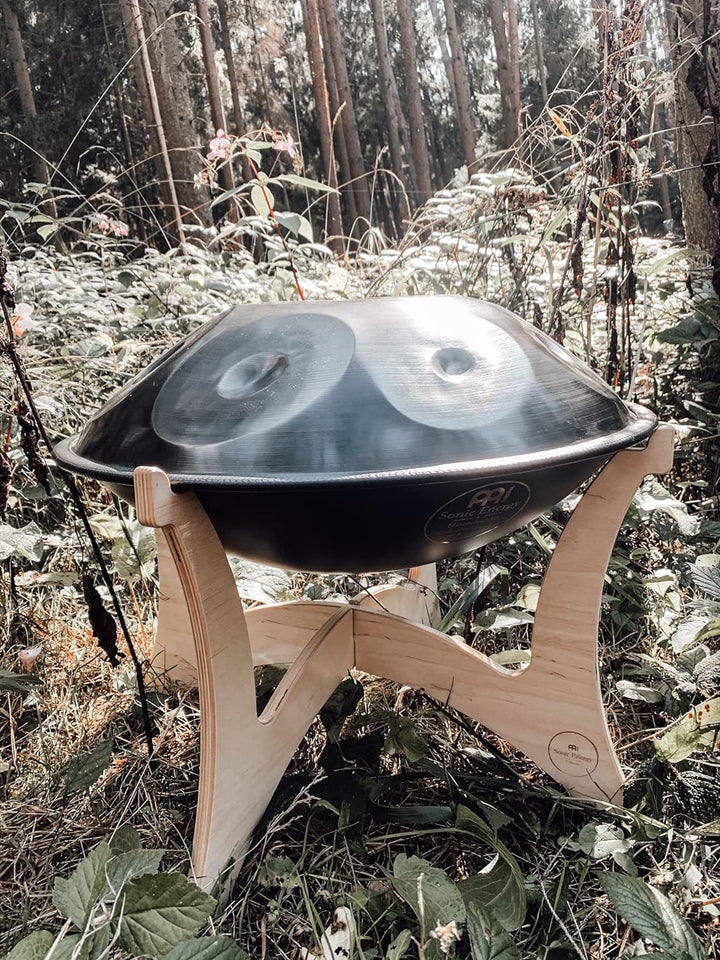 Sonic Energy Handpan Ständer Holz – Ablage für Handpans und Steel Tongue Drums – Baltische Birke, Na