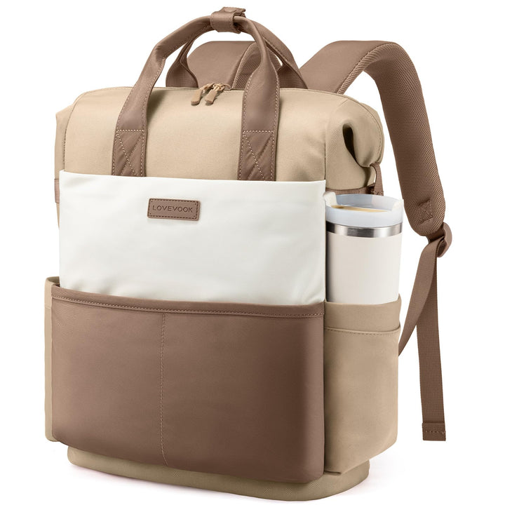 LOVEVOOK Rucksack Damen Laptop Rucksäcke mit Laptopfach 15.6 Zoll Schulrucksack Schultasche Backpack