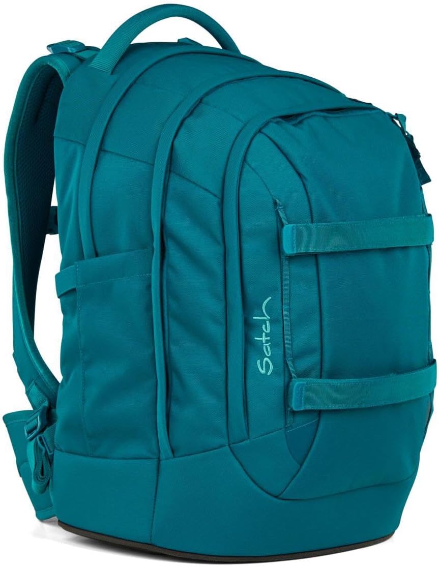 Satch Pack Schulrucksack Set 2tlg. inkl. Pencil Slider (Deep Petrol), Deep Petrol