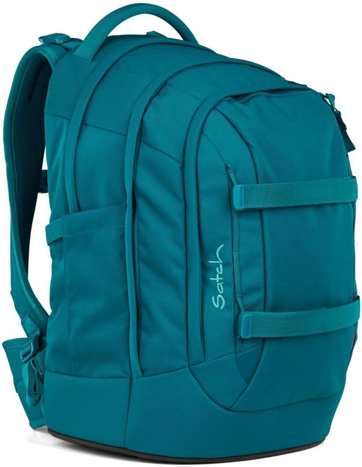 Satch Pack Schulrucksack Set 2tlg. inkl. Pencil Slider (Deep Petrol), Deep Petrol