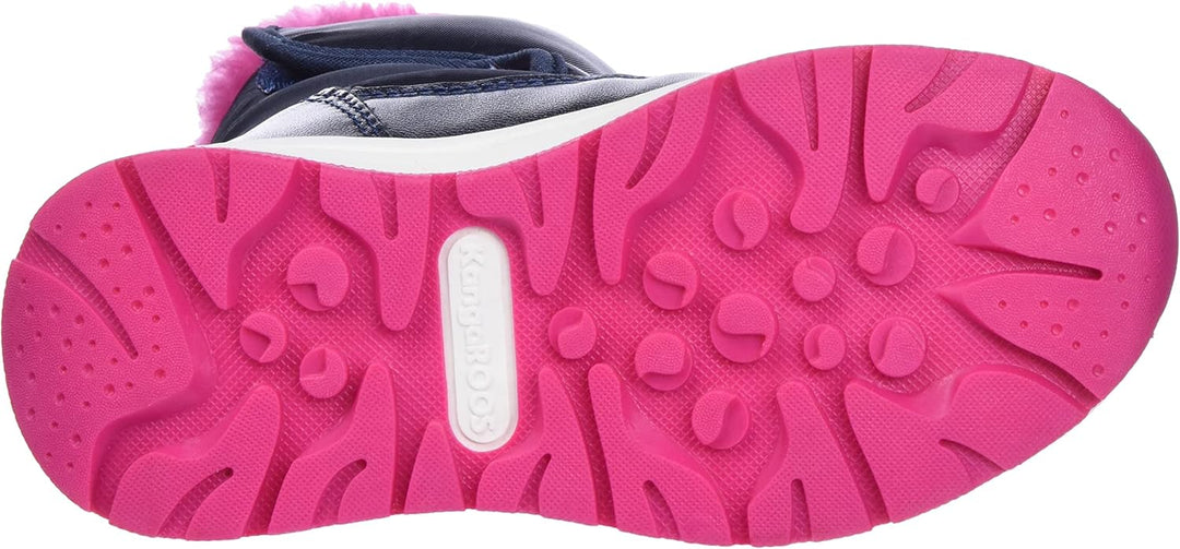 KangaROOS Mädchen K-pe Belle RtxStiefel 28 EU Dk Navy Daisy Pink, 28 EU Dk Navy Daisy Pink