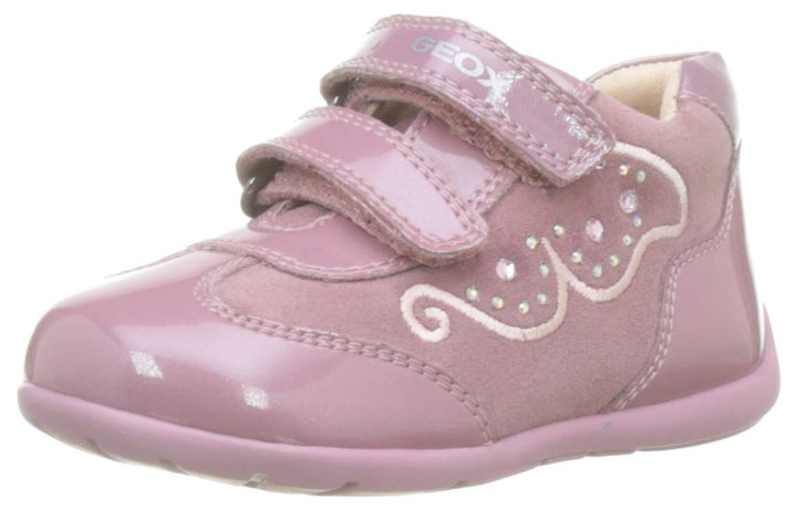 Geox Baby-Mädchen B Kaytan A First Steps 24 EU Pink Dk Pink C8006, 24 EU Pink Dk Pink C8006