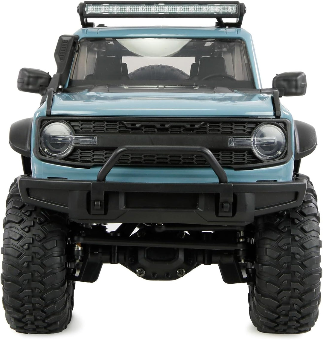 Amewi AMXRock Mini-Caballo Scale Crawler 4WD 1:16 RTR blau inkl. Fernsteuerung, Akku, Ladekabel