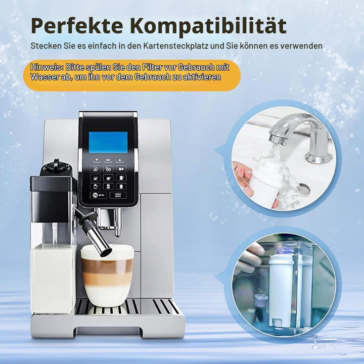DLSC002 Water Filter for DeLonghi Coffee Machine, Water Filter Replacement Compatible with De&