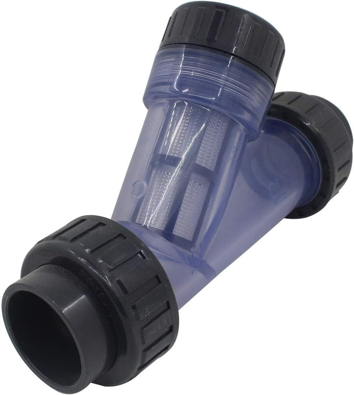 OemClima PVC schmutzfänger 20 25 32 40 50 63mm PVC filterrohr Rohr Filter siebfilter Wasser bewässer