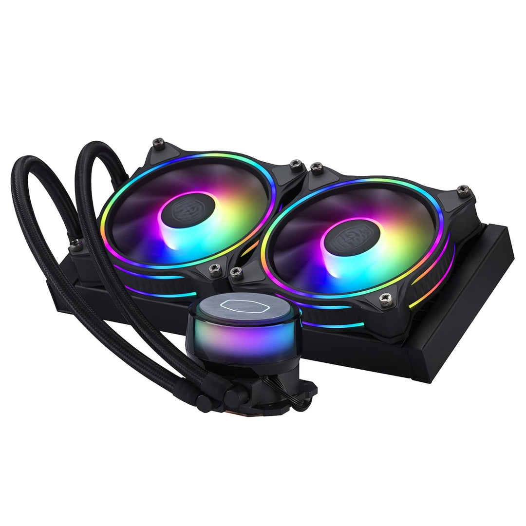 Cooler Master MasterLiquid ML240 Illusion CPU-Flüssigkeitskühler – AIO-Wasserkühlungssystem, Pumpe d