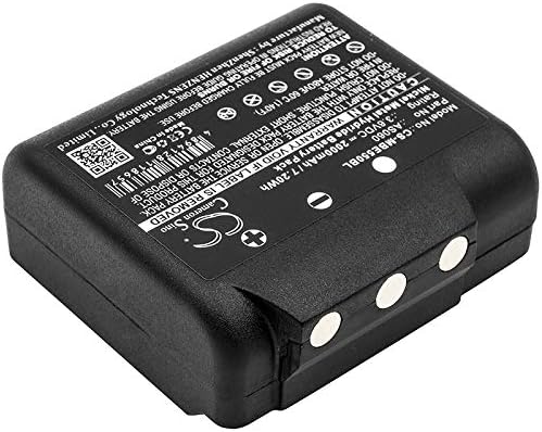 3.6V 2000mAh / 7.20Wh Akku, Ersatzakku kompatibel mit IMET AS060, AS083, BE3600, BE5500, M550 Ares,