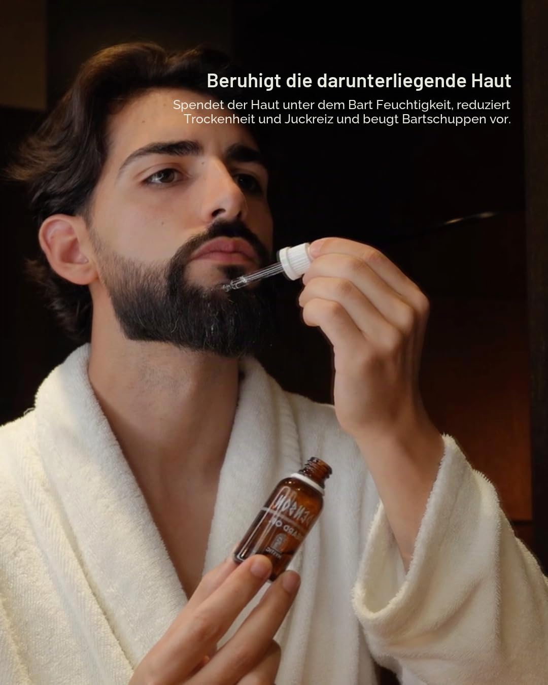 Odenson Bartöl für Männer – Bart-Conditioner, Weichmacher und Feuchtigkeitsspender – Mit natürlichen