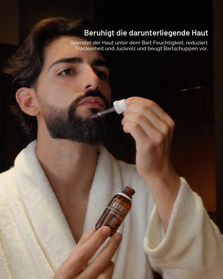 Odenson Bartöl für Männer – Bart-Conditioner, Weichmacher und Feuchtigkeitsspender – Mit natürlichen