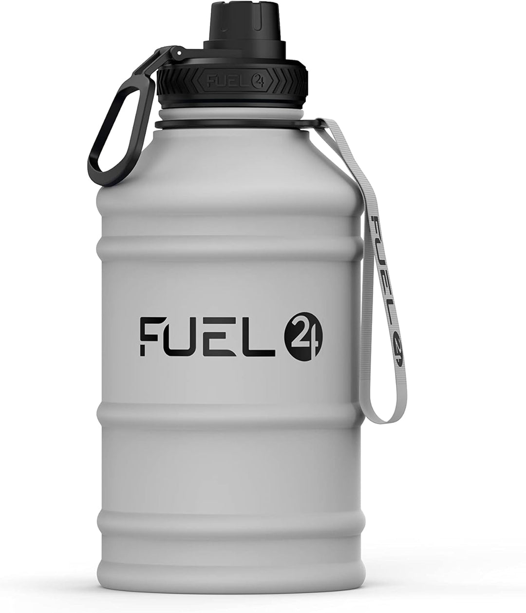 Fuel24 Extra Stark Trinkflasche Edelstahl Metall 1.3L & 2.2L - Auslaufsicher & BPA-Frei Wasserflasch