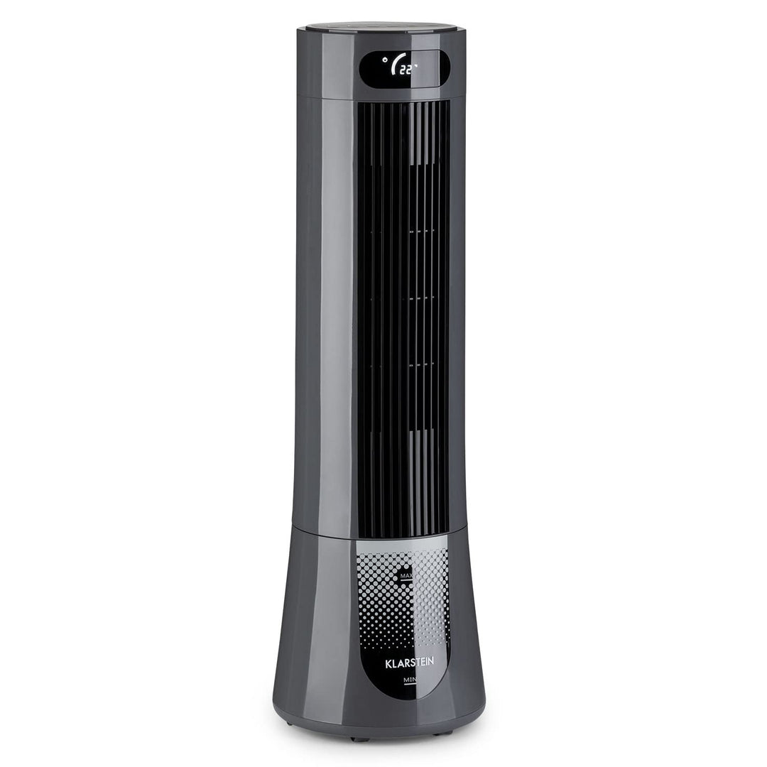Klarstein Luftkühler, 5-in-1 Raumkühler, Luftbefeuchter, Luftreiniger, Ventilator & Nachtmodus, Klim