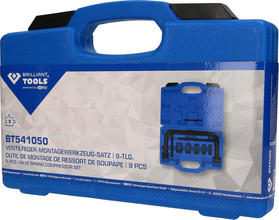 KS TOOLS Ventilfeder-Montagewerkzeug-Satz, 9-tlg