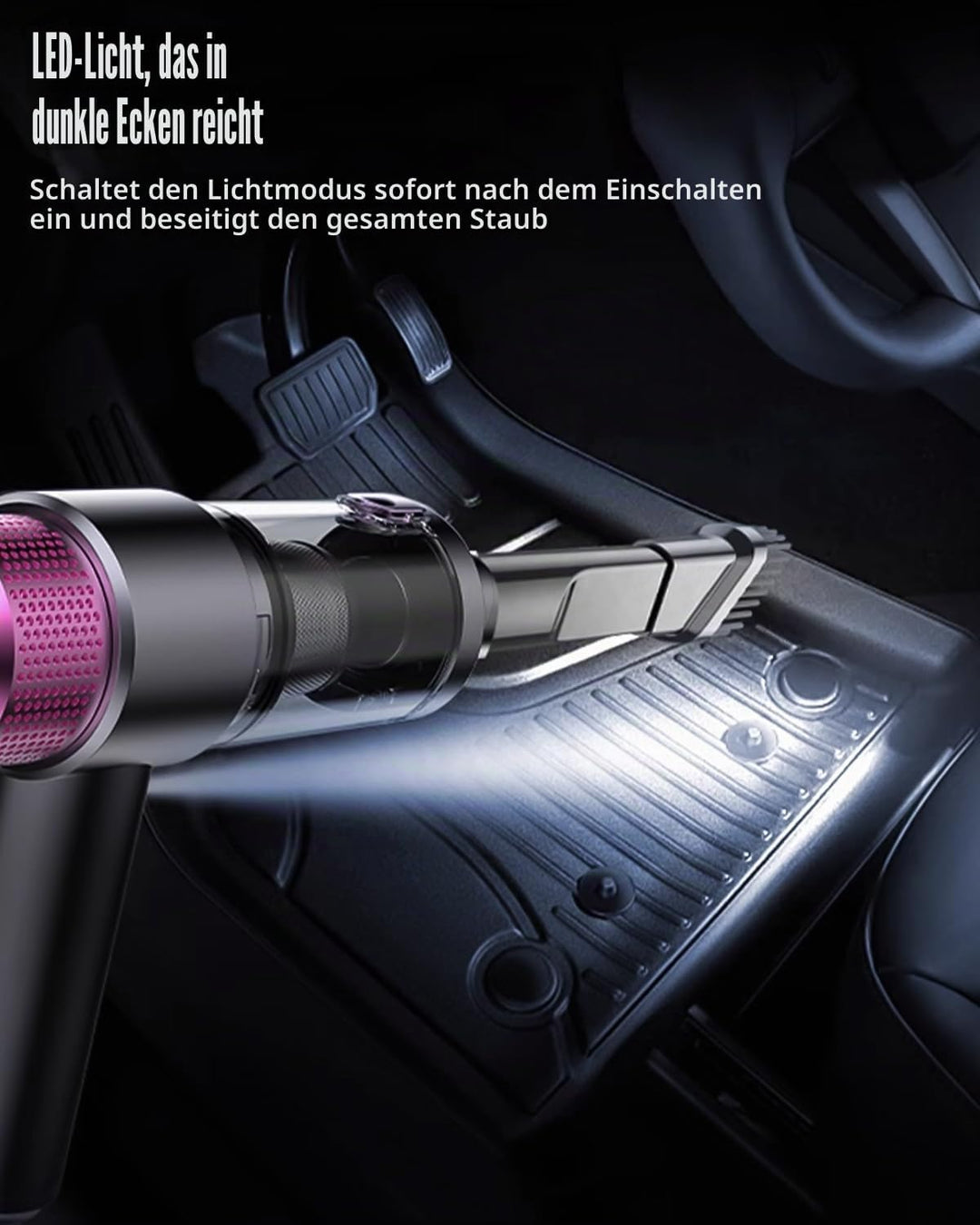 10pcs Handstaubsauger,aufladbar Tragbar Leicht Mini Staubsauger | 4000mAh Auto Staubsauger,USB Wiede