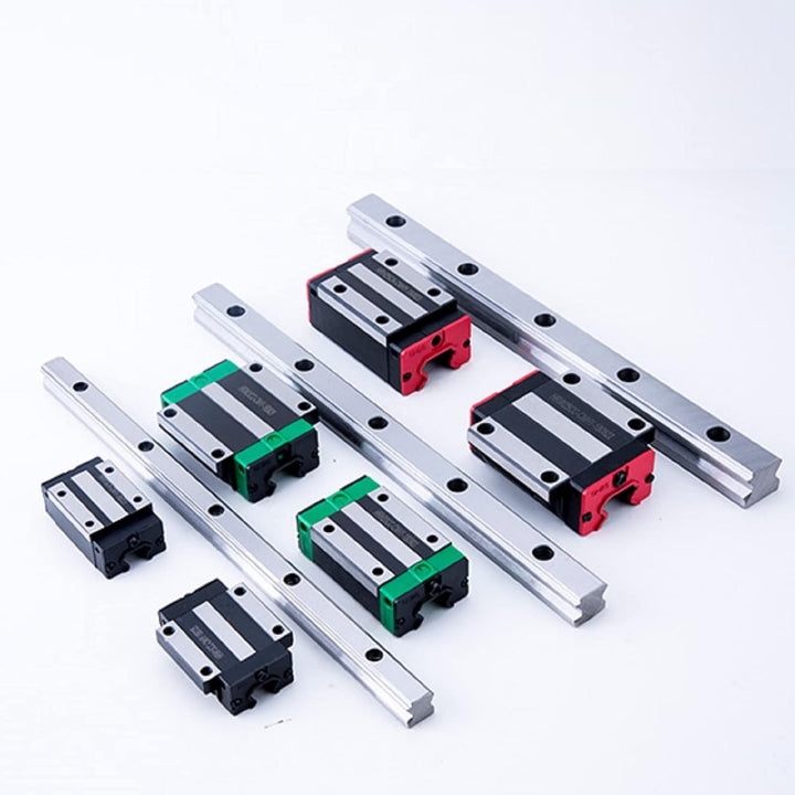 Coavoo 2 Stück HGR15 500mm 15mm Linearschiene Linearführung Führungsschiene + 4 Stück HGH15CA Linear
