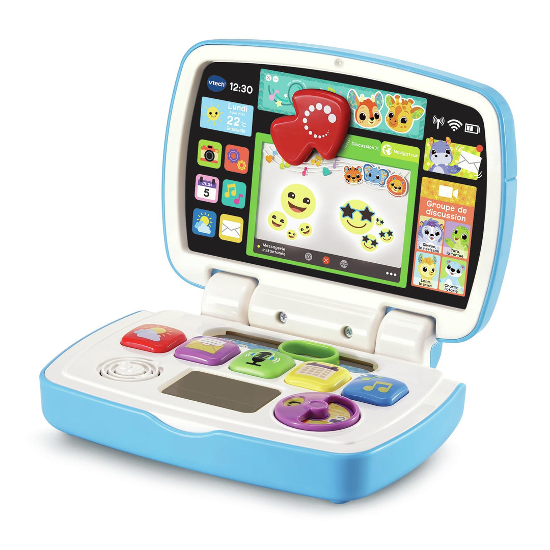 VTech Baby Ordi der Entdeckungen, Computer Baby, Spielzeug zum Erwachen – 12/36 Monate – Version FR