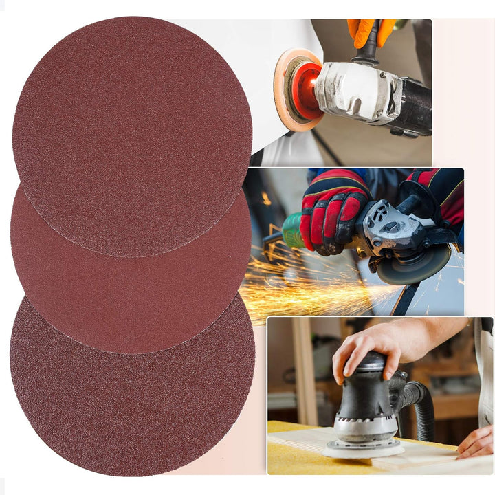 150mm Exzenter Schleifpapier 60 100 150 320 600 Körnung, 150mm Schleifscheiben 6 inch Schleifblätter