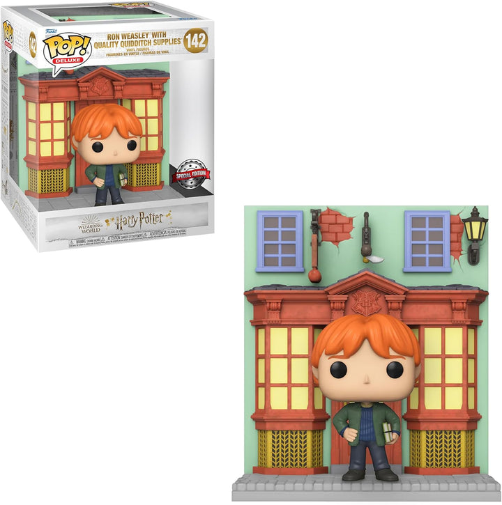Funko Harry Potter Ron Weasley & Quality Quidditch Supplies (Pop! Deluxe) Pop! Nr. 142 Unisex Super