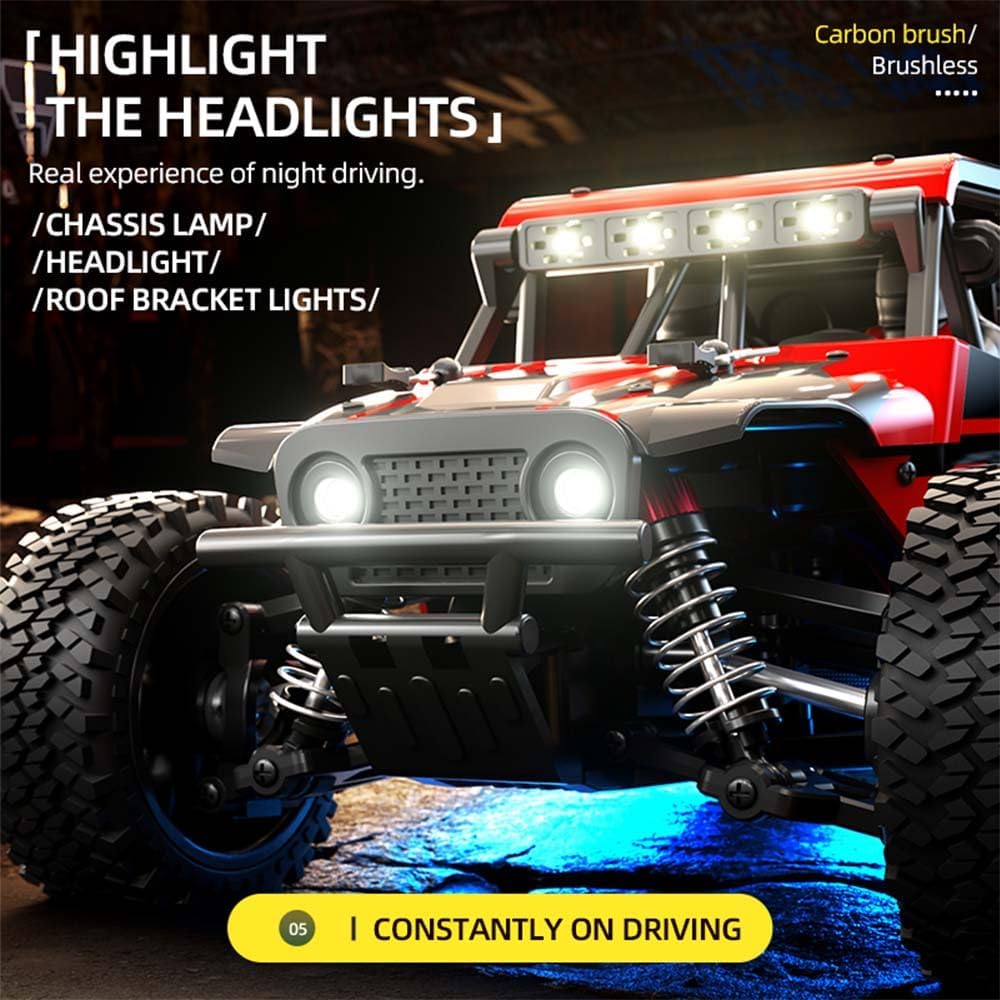 X-Verse SG202MAX Ferngesteuertes Auto, 1:20 55KM/H RC Autos Bürstenlose, 4WD All Terrain Offroad RC