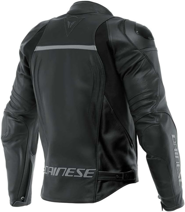 Dainese Racing 4 Motorrad Lederjacke 50 BLACK/BLACK, 50 BLACK/BLACK