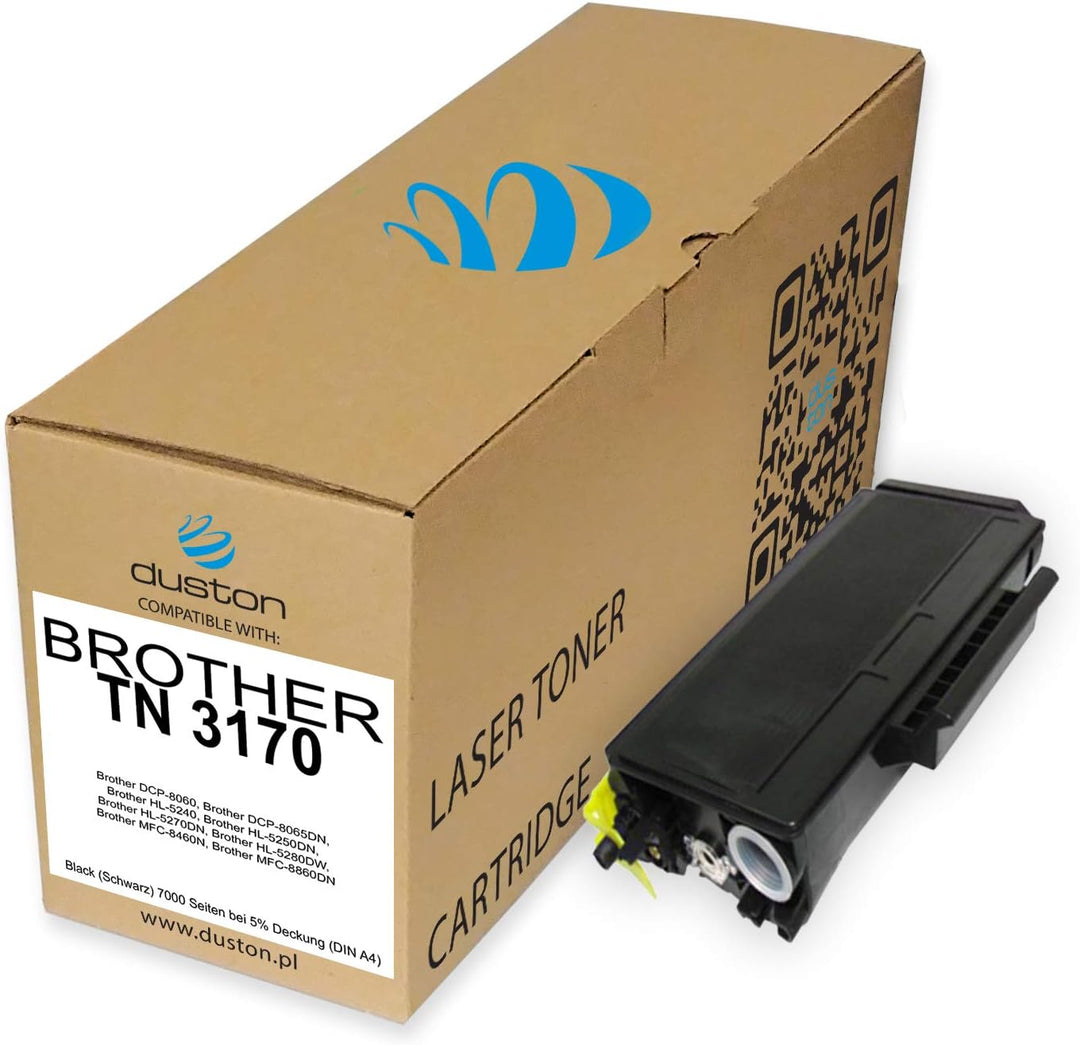 duston TN3170, TN-3170 Schwarz Toner kompatibel zu Brother HL5240 HL5250DN HL5250DNT HL5270 HL5280DW