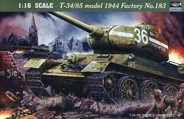 Trumpeter 00902 Modellbausatz T-34/85 1944 Baunummer 183