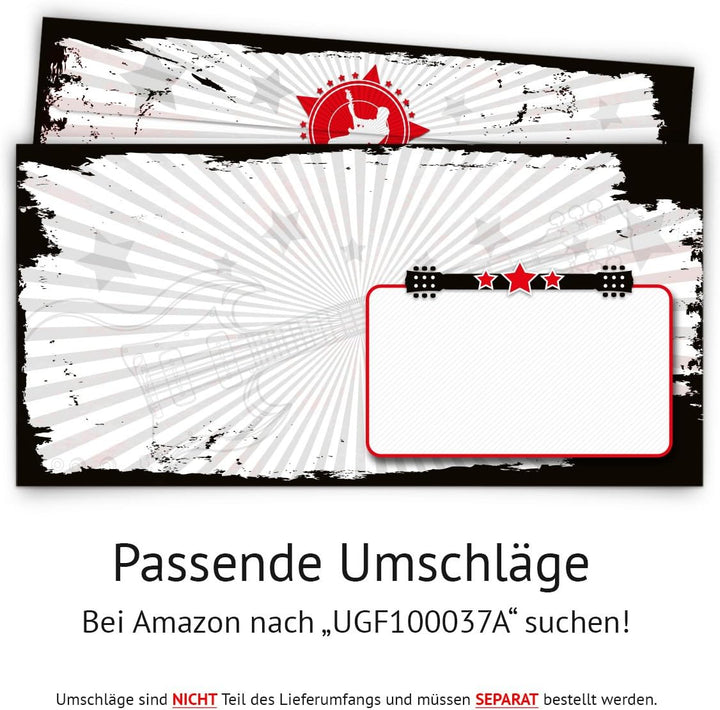 30 x Hochzeitseinladungen Silberhochzeit silberne Hochzeit Ticket Einladungen individuell - Rock and