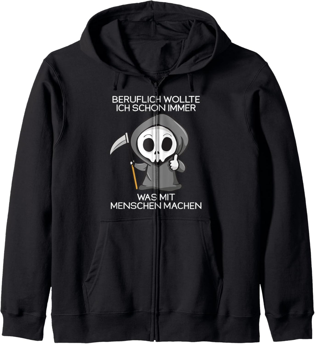 Beruflich wollte ich schon immer was mit Menschen machen Kapuzenjacke