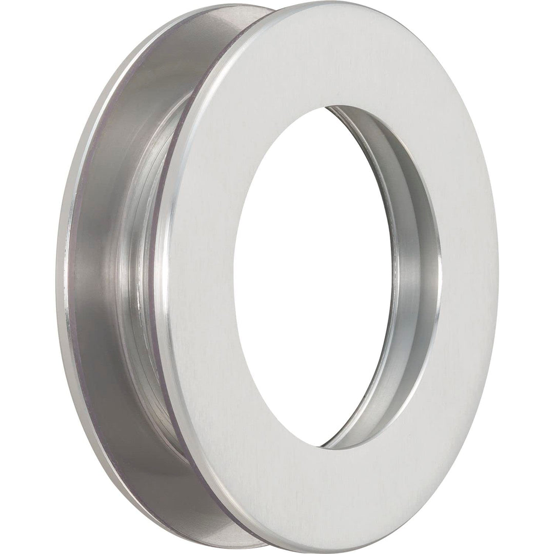 KWS Muschelgriff-Paar rund mit Griffloch, Schiebetürmuschel ø 65 mm, Ganzglastüren 8-10 mm, Aluminiu