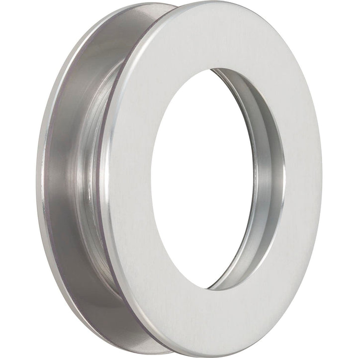 KWS Muschelgriff-Paar rund mit Griffloch, Schiebetürmuschel ø 65 mm, Ganzglastüren 8-10 mm, Aluminiu