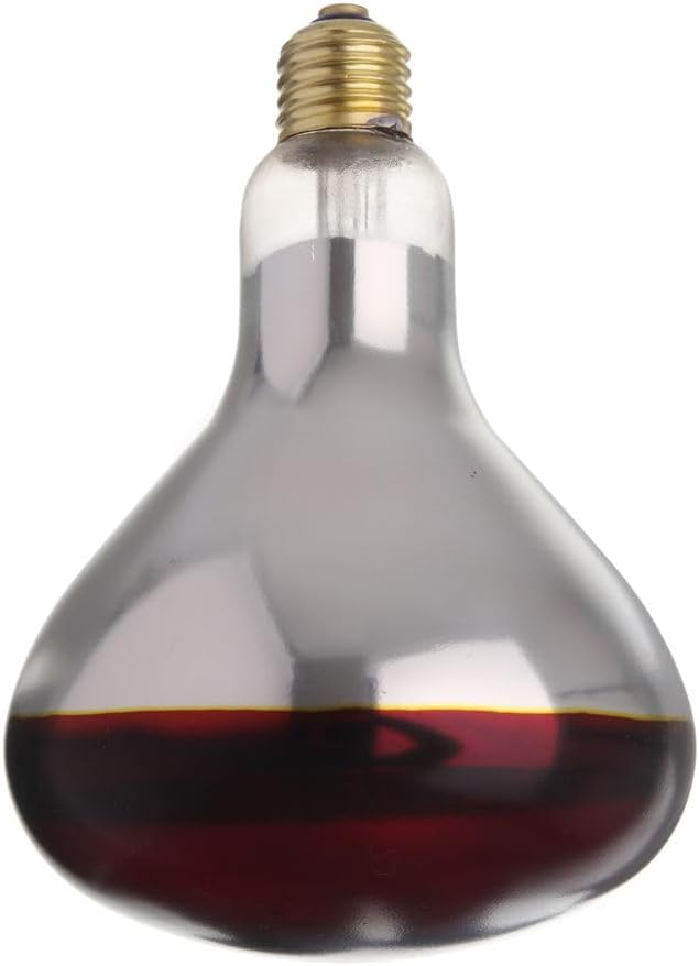 HENDI Infrarotlampe, für Wärmelampen und Wärmebrücken, zum Warmhalten von Speisen, Bruchsicher, E27
