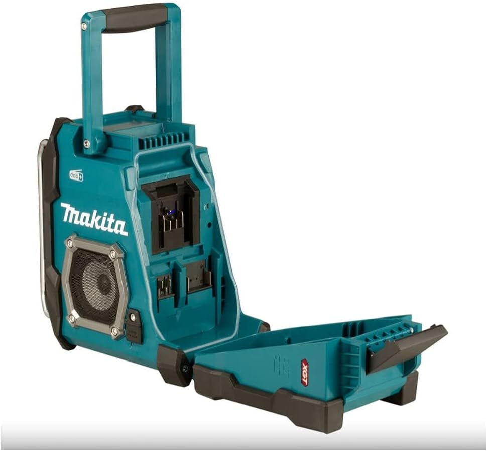 Makita MR003GZ Akku-Baustellenradio Auxiliary Schwarz, Türkis