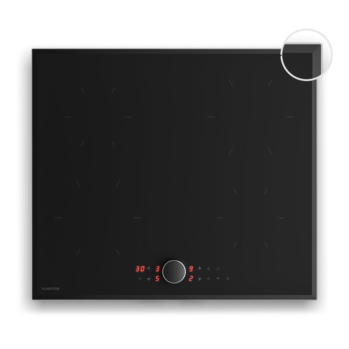 Klarstein Magnichef Induktionskochfeld - 4-Zonen, 8200W Boost, Magnetsteuerung, Timer &amp; Kindersicher
