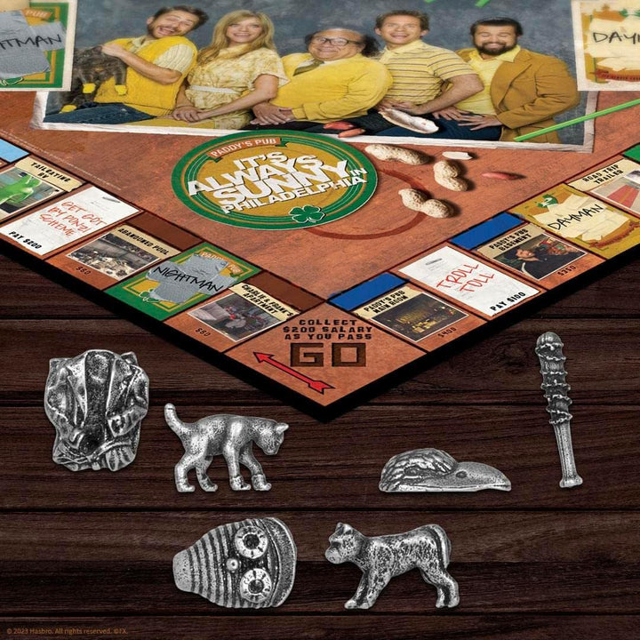 Monopoly It's Always Sunny in Philadelphia | Offiziell lizenziertes Monopoly-Brettspiel | Preisgekrö