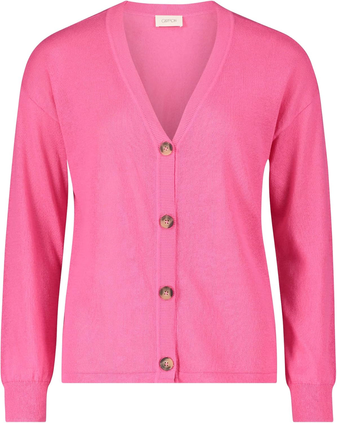 Cartoon Damen Basic-Strickjacke mit V-Ausschnitt 38 Carmine Rose, 38 Carmine Rose