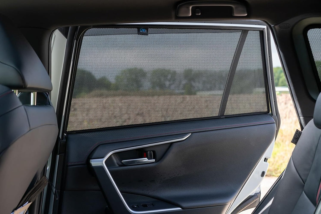 Satz Car Shades (Hintertüren) kompatibel mit Toyota RAV-4 (5th Gen) 2018- (2-teilig)