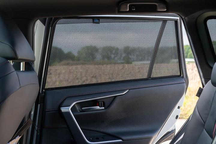 Satz Car Shades (Hintertüren) kompatibel mit Toyota RAV-4 (5th Gen) 2018- (2-teilig)