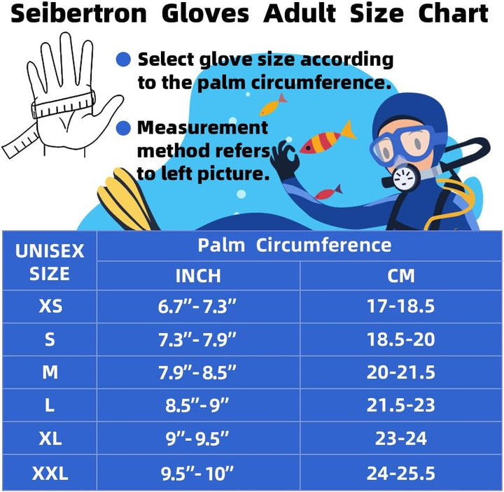Seibertron Patentiert C.R.D.G 1.0 Tauchhandschuhe Aramid Schnittschutz Durchstichfeste XL C.R.D.G 2.