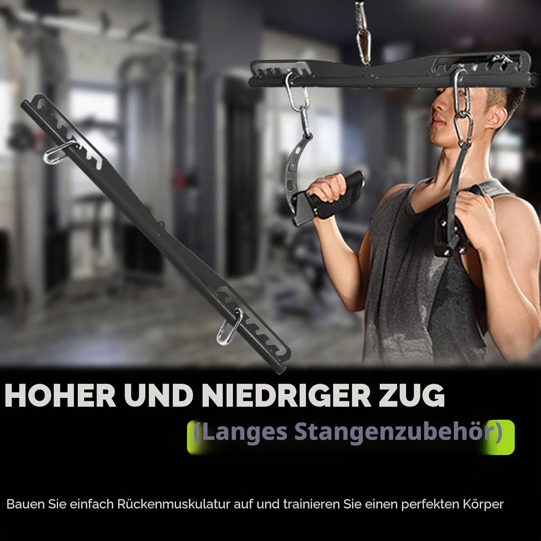 KORIKAHM Home Gym Fitness Spreizstange Multi-Grip Breit Latzugstange Neutral Grip Griff Latzugaufsät
