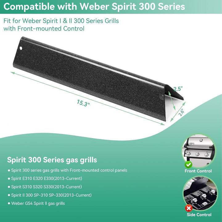 Spirit 300 Flavorizer Bar für Weber Spirit E-310 E-320 E-330 (2013-Current), Spirit II E-310 S-310 S