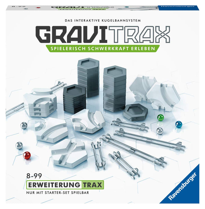 Ravensburger GraviTrax Erweiterung Trax - Ideales Zubehör für spektakuläre Kugelbahnen, Konstruktion