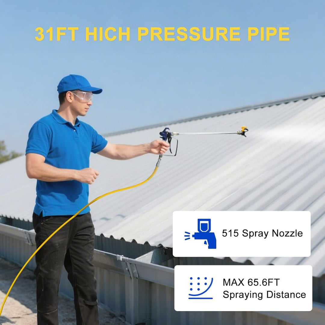 Farbsprühsystem,Airless farbsprühgerät 3200psi,hocheffiziente Airless spritzgerät wandfarbe,Keine Ve